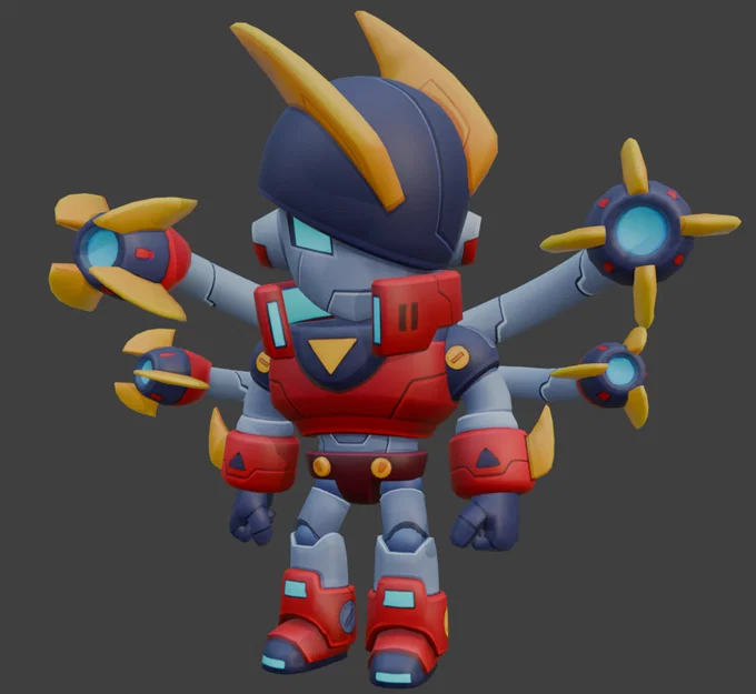 Mô hình 3D Mecha Edgar - Brawl Stars ấn tượng dành cho game thủ - Image 1