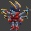 Mô hình 3D Mecha Edgar - Brawl Stars ấn tượng dành cho game thủ - Thumbnail 1