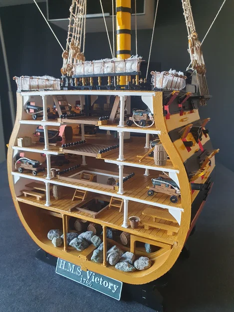 Mô hình mặt cắt tàu HMS Victory - Image 8