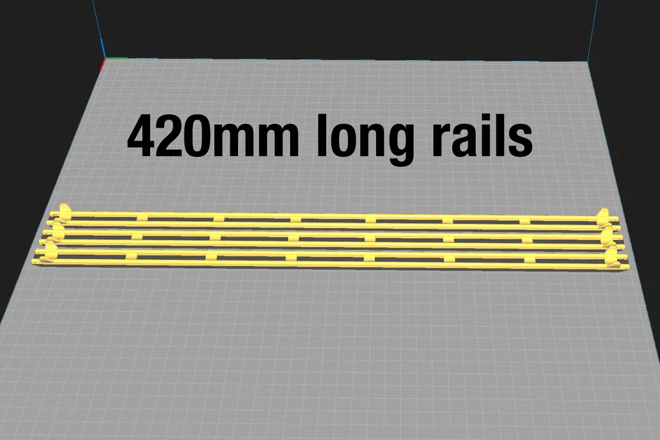 Thanh ray thẳng dài 420mm - Tương thích với Gravitrax - Image 1