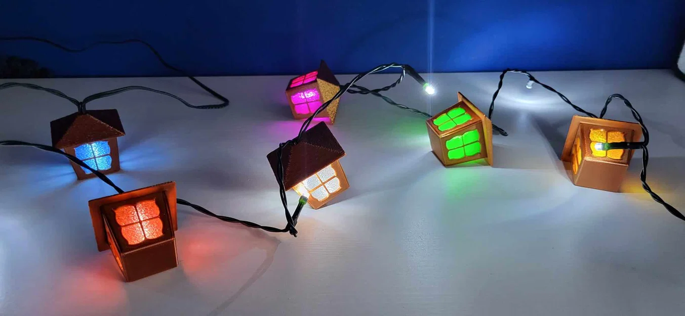 Đèn Lồng Trang Trí Cây Thông Noel In 3D (Lucerničky) - Image 1