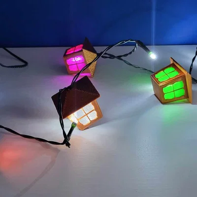 Đèn Lồng Trang Trí Cây Thông Noel In 3D (Lucerničky)