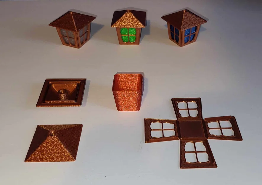 Đèn Lồng Trang Trí Cây Thông Noel In 3D (Lucerničky) - Image 2