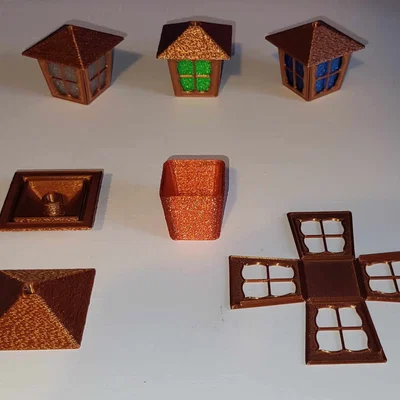 Đèn Lồng Trang Trí Cây Thông Noel In 3D (Lucerničky)