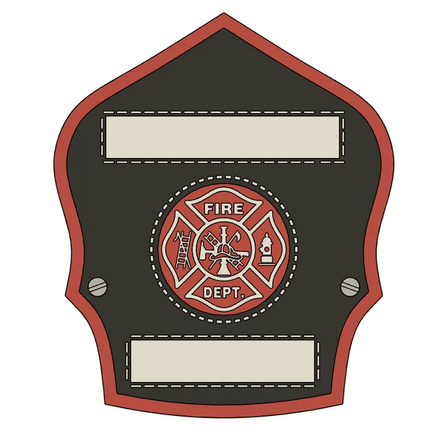 Khiên Mũ Bảo Hiểm Lính Cứu Hỏa - Có Thể Chỉnh Sửa - Image 5