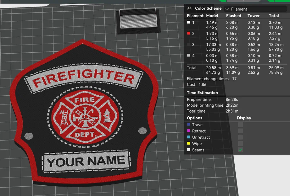 Khiên Mũ Bảo Hiểm Lính Cứu Hỏa - Có Thể Chỉnh Sửa - Image 10