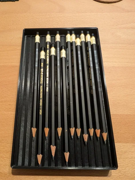 Khay Gridfinity 5x3 đựng 14 bút chì - Image 1