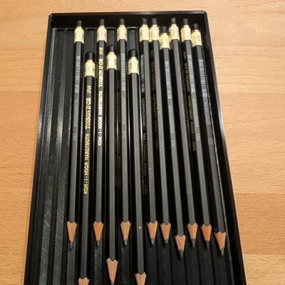 Khay Gridfinity 5x3 đựng 14 bút chì