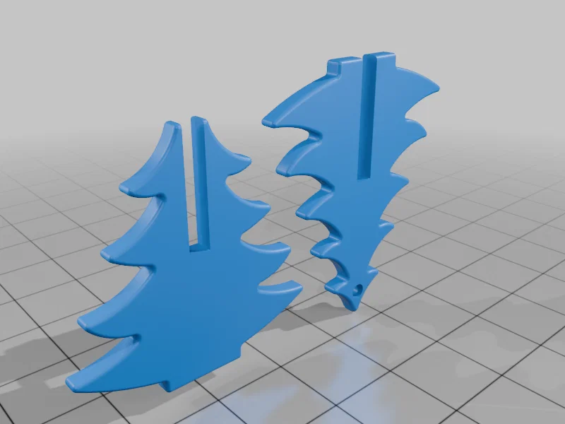 Bông tai hình cây thông Noel - Phụ kiện in 3D độc đáo cho mùa lễ hội - Image 3