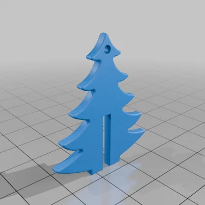 Bông tai hình cây thông Noel - Phụ kiện in 3D độc đáo cho mùa lễ hội