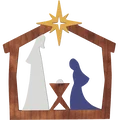 Tiểu cảnh Giáng sinh tối giản (Minimalist Nativity Scene) - Thumbnail 1