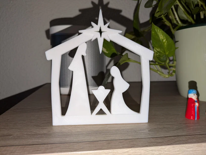 Tiểu cảnh Giáng sinh tối giản (Minimalist Nativity Scene) - Image 2