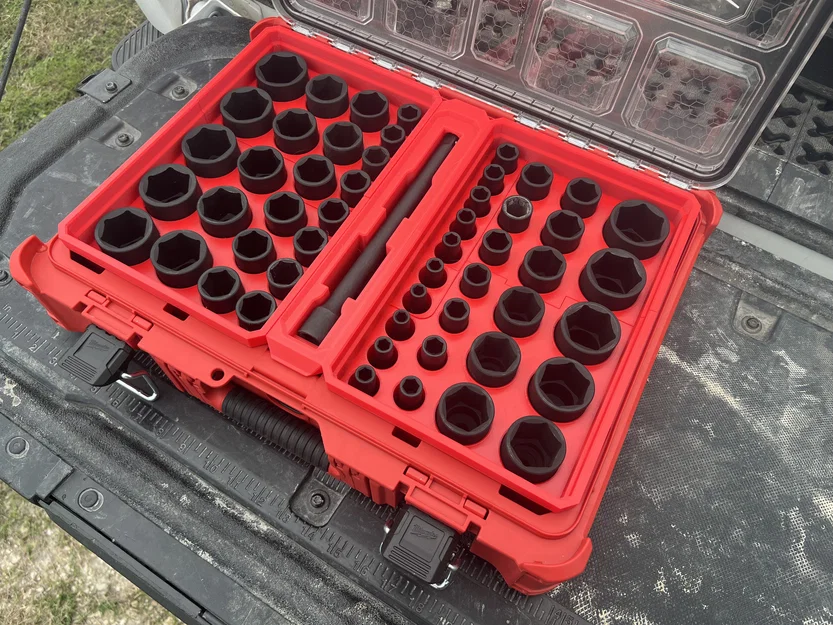 Khay lót 1/2 inch Drive cho đầu tuýp Tekton - Dùng cho Milwaukee Packout - Image 2