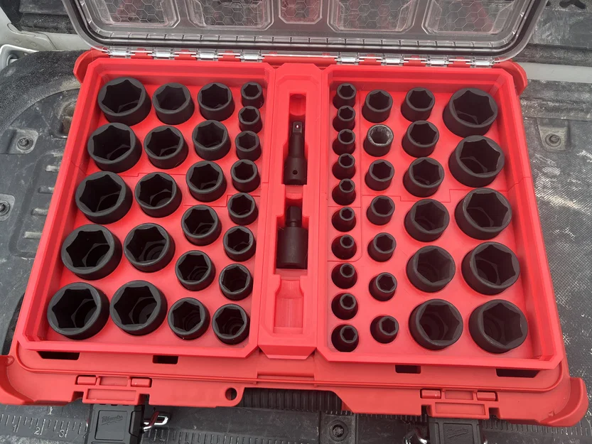 Khay lót 1/2 inch Drive cho đầu tuýp Tekton - Dùng cho Milwaukee Packout - Image 3