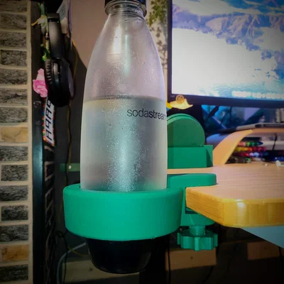 Giá đỡ kẹp bàn cho chai SodaStream