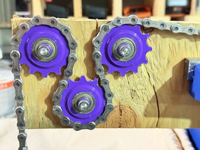 Bánh Xe Puli Dùng Để Rà Trơn Xích Xe Đạp Đã Wax - Image 1