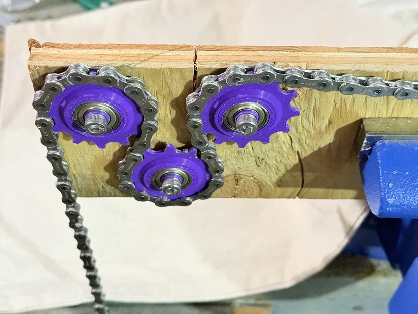 Bánh Xe Puli Dùng Để Rà Trơn Xích Xe Đạp Đã Wax - Image 2