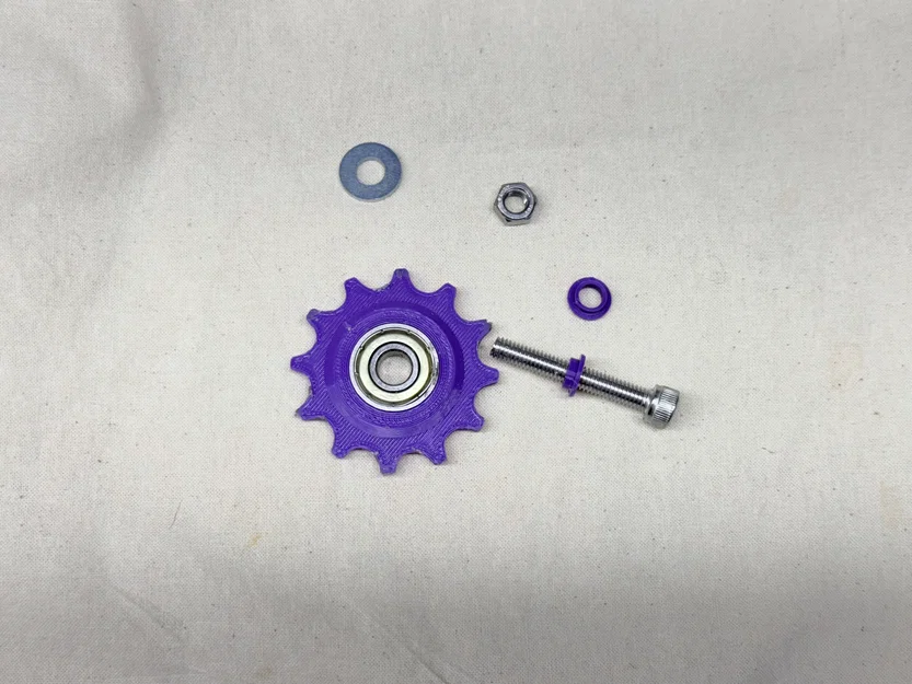 Bánh Xe Puli Dùng Để Rà Trơn Xích Xe Đạp Đã Wax - Image 4