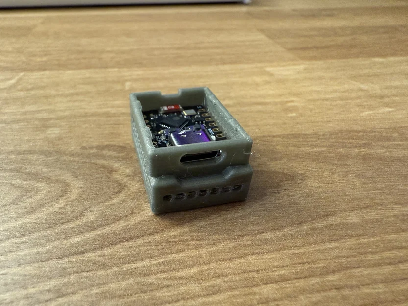 Hộp case bảo vệ cho LD2410C và ESP32-C3, hỗ trợ nhiều loại cáp USB-C - Image 1