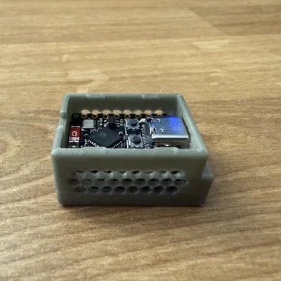 Hộp case bảo vệ cho LD2410C và ESP32-C3, hỗ trợ nhiều loại cáp USB-C