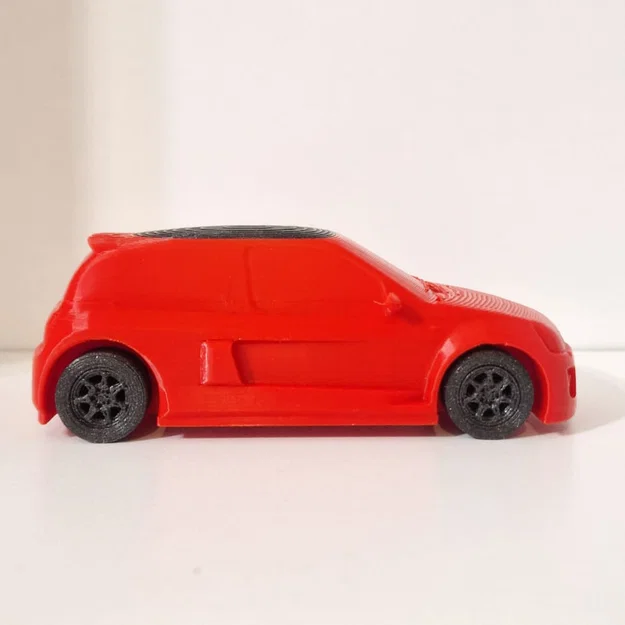 Mô hình xe Renault Clio RS Kit Card in 3D đẹp mắt - Image 2