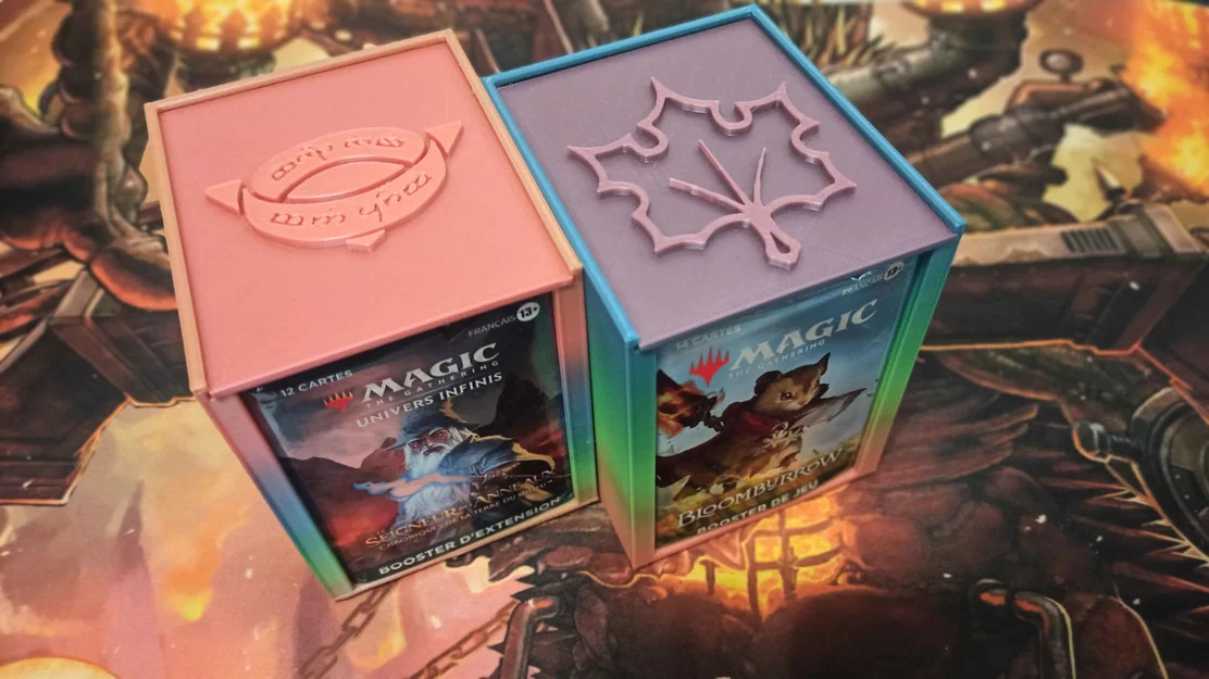 Nắp đậy bổ sung cho hộp đựng bài MTG Commander (Bloomburrow, LOTR) - Image 1