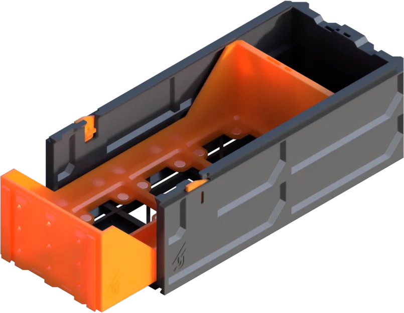 Ngăn kéo đơn Gridfinity có nam châm GEN2 Decor 1x1 - Chuẩn - Image 1