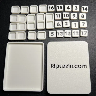 18 Puzzle - Trò chơi xếp hình trượt đầy thử thách