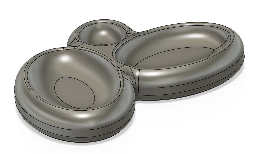 Khay Đựng Trang Sức 3 Ngăn Tinh Tế - Mẫu In 3D Tiện Dụng - Image 2