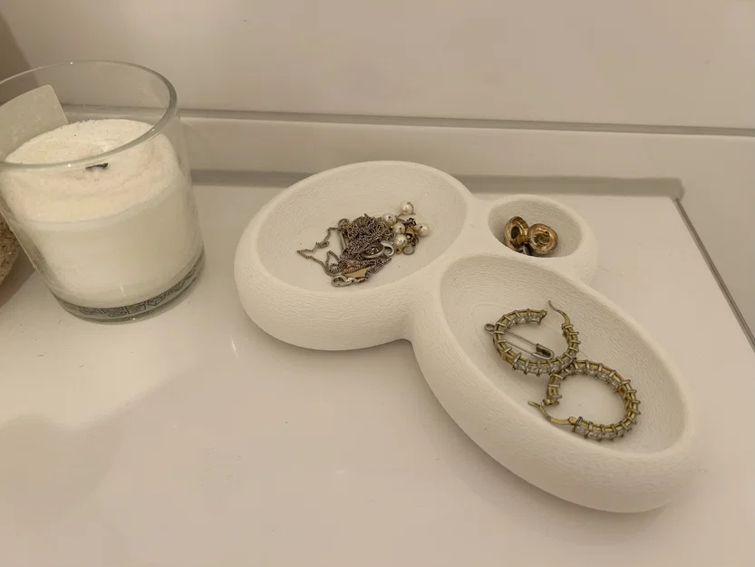 Khay Đựng Trang Sức 3 Ngăn Tinh Tế - Mẫu In 3D Tiện Dụng - Image 5