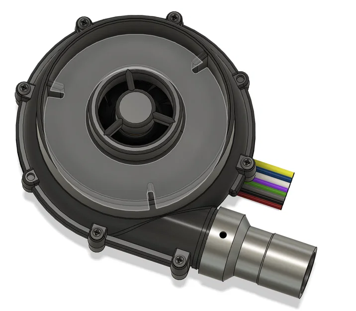 Đầu chuyển đổi ống dẫn khí 15mm cho quạt blower WS7040 - Image 1
