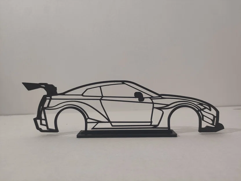 Mô hình khung xe NISSAN GTR Liberty Walk trang trí để bàn - Image 2