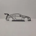 Mô hình khung xe NISSAN GTR Liberty Walk trang trí để bàn - Thumbnail 4