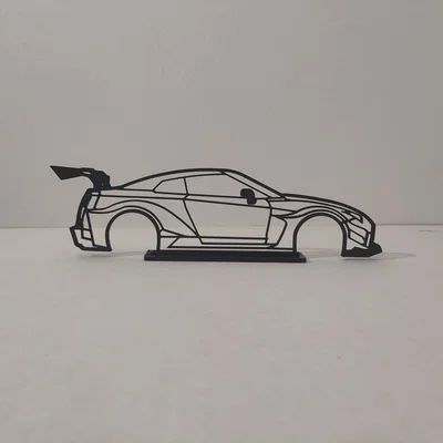 Mô hình khung xe NISSAN GTR Liberty Walk trang trí để bàn