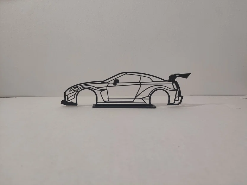 Mô hình khung xe NISSAN GTR Liberty Walk trang trí để bàn - Image 5