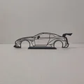 Mô hình khung xe NISSAN GTR Liberty Walk trang trí để bàn - Thumbnail 5