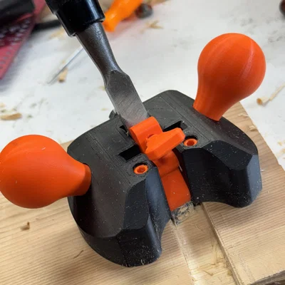 Chisel Router Plane 1/2-inch (12mm) v2 - Bản cải tiến nhỏ gọn