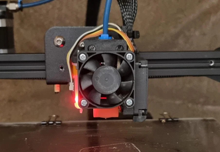 Ender 3 Pro V6 Hotend Mount Tận Dụng Quạt Zin Kèm BL-Touch - Image 2