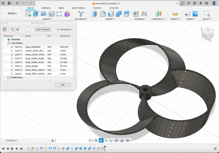 MỚI!!! Bộ tạo cánh quạt Toroidal V2 (dành cho Fusion 360) - Image 3