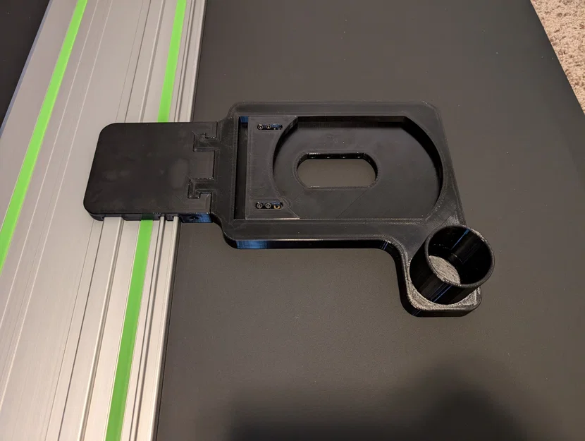 Bộ trượt máy phay Dewalt Trim Router cho thanh ray Festool kèm hút bụi - Image 6