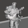 Mô hình 3D Tiefling Bard cho game Tabletop RPG - Thumbnail 2