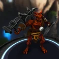 Mô hình Red Dragonborn Barbarian in 3D cực ngầu cho game RPG - Thumbnail 1