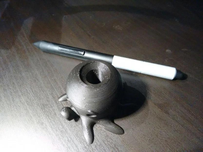 Giá đỡ bút hình bạch tuộc dễ thương cho Bamboo Stylus (In 3D) - Image 3