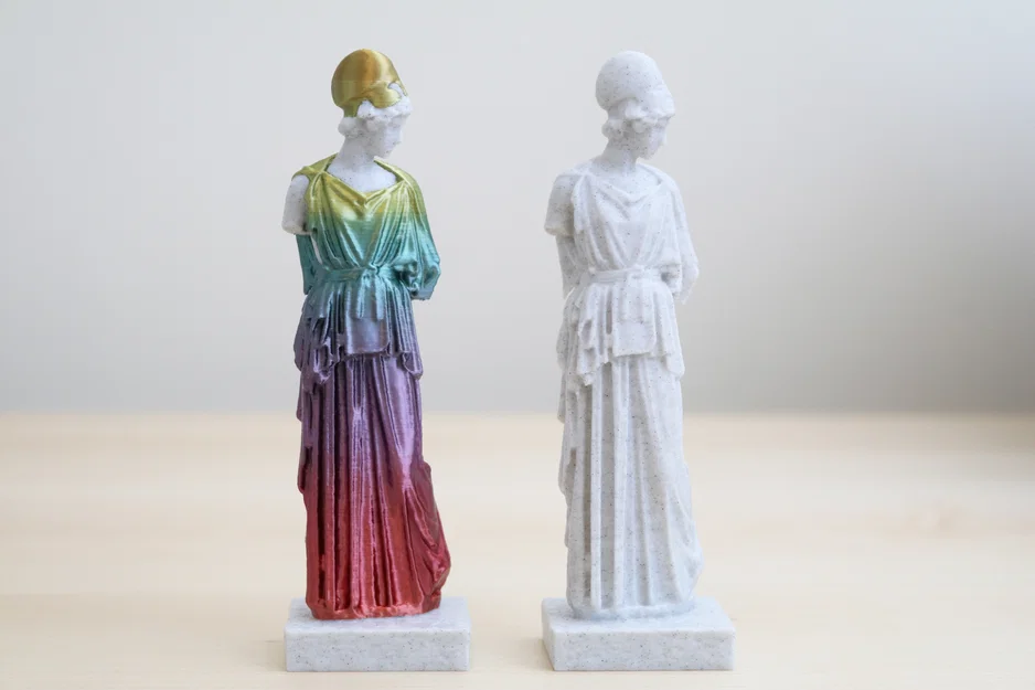 Mô hình 3D tượng nữ thần Athena cổ điển (Marble Athena Statue) - Image 1