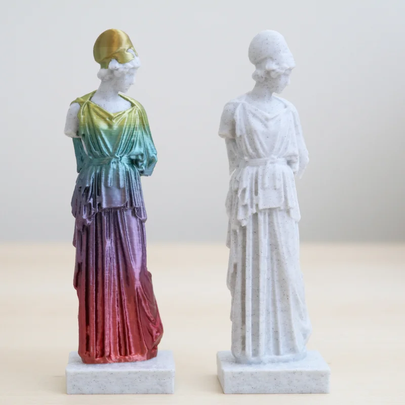 Mô hình 3D tượng nữ thần Athena cổ điển (Marble Athena Statue)