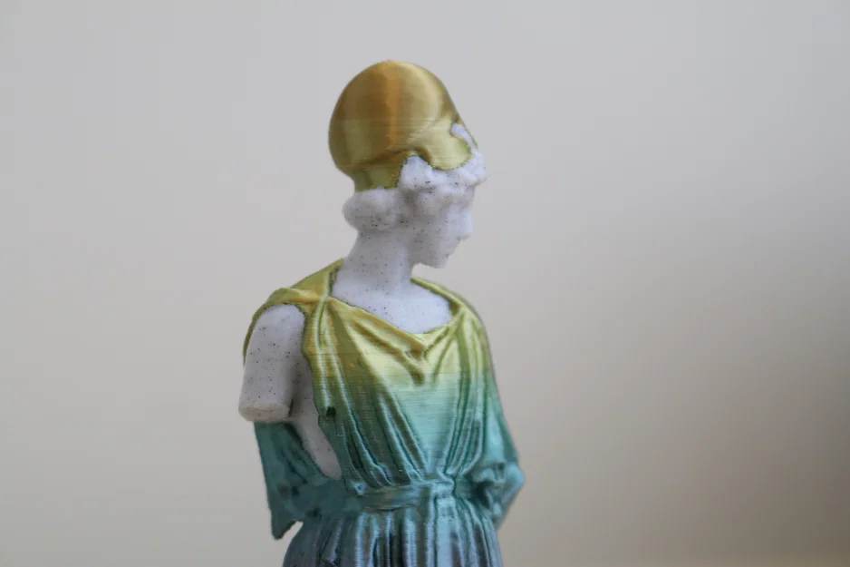 Mô hình 3D tượng nữ thần Athena cổ điển (Marble Athena Statue) - Image 2