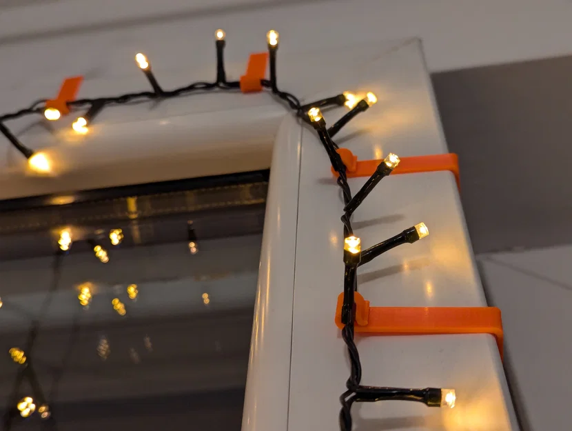 Móc kẹp trang trí cửa sổ/cửa ra vào treo đèn - Image 5