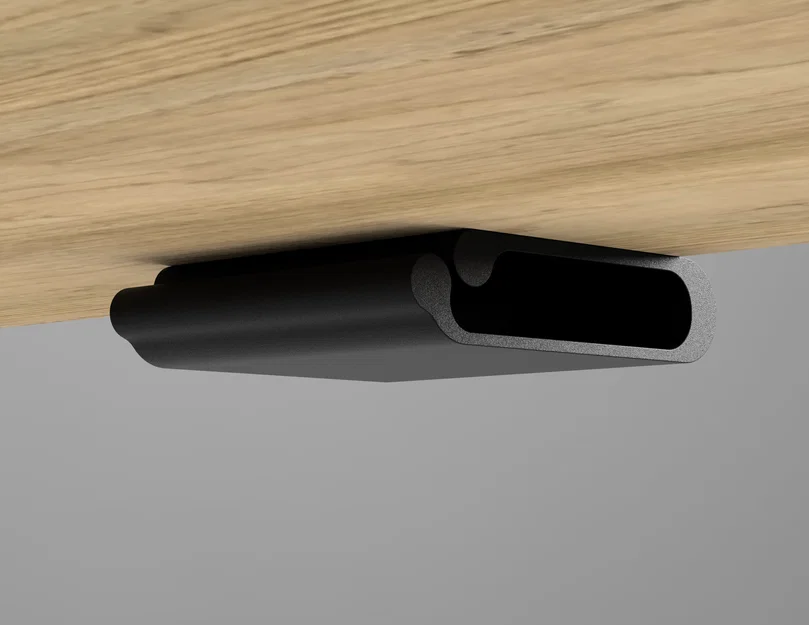 Bộ quản lý dây cáp dưới bàn làm việc - Thiết kế 3D gọn gàng - Image 1