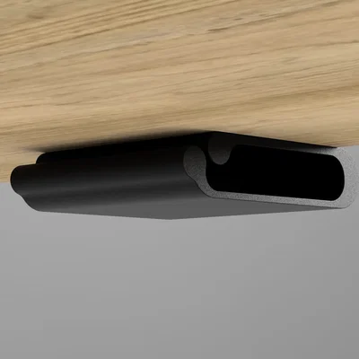 Bộ quản lý dây cáp dưới bàn làm việc - Thiết kế 3D gọn gàng