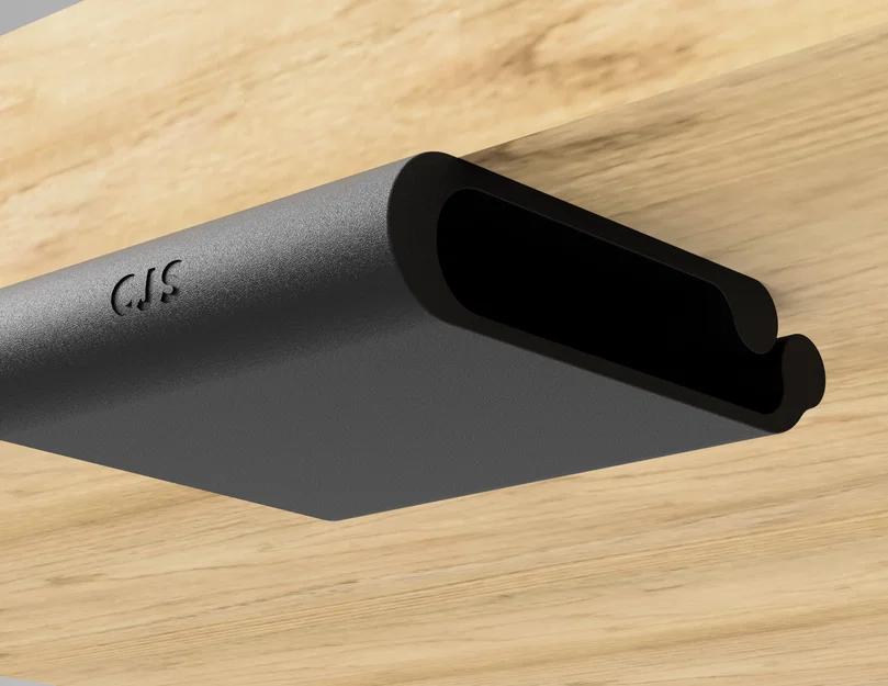 Bộ quản lý dây cáp dưới bàn làm việc - Thiết kế 3D gọn gàng - Image 2